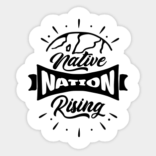 'Native Nations Rising' Social Inclusion Shirt Sticker